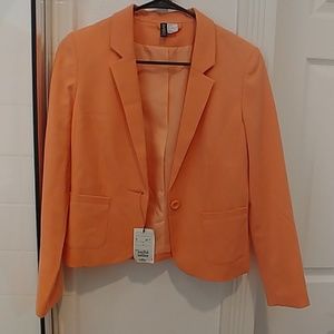 Blazer Coat Coral Color.